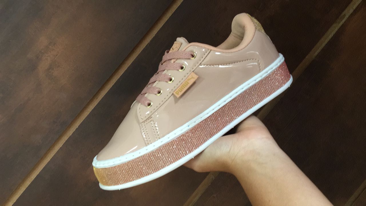 puma tenis feminino veludo