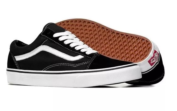 vans old skool todo preto original