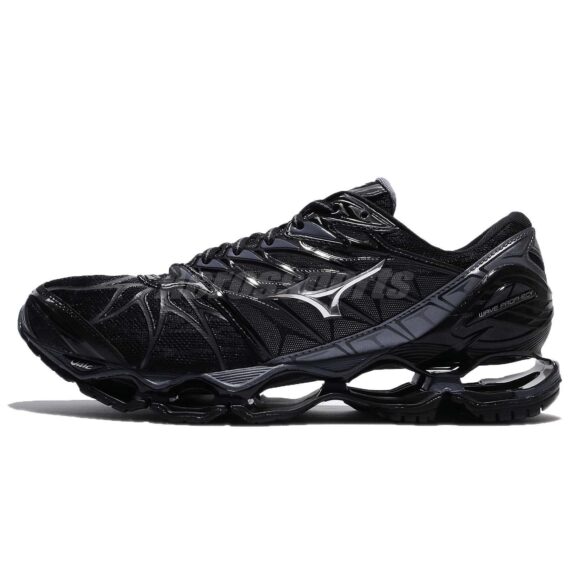 Mizuno Wave Prophecy 7 VII Black Blue Grey Men Running Shoes Sneaker 2 568x568 - Tenis Mizuno Wave Prophecy 7 Masculino