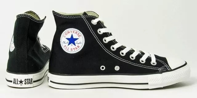 Bota All Star Preto Feminino Allstar Cano Alto Botinha