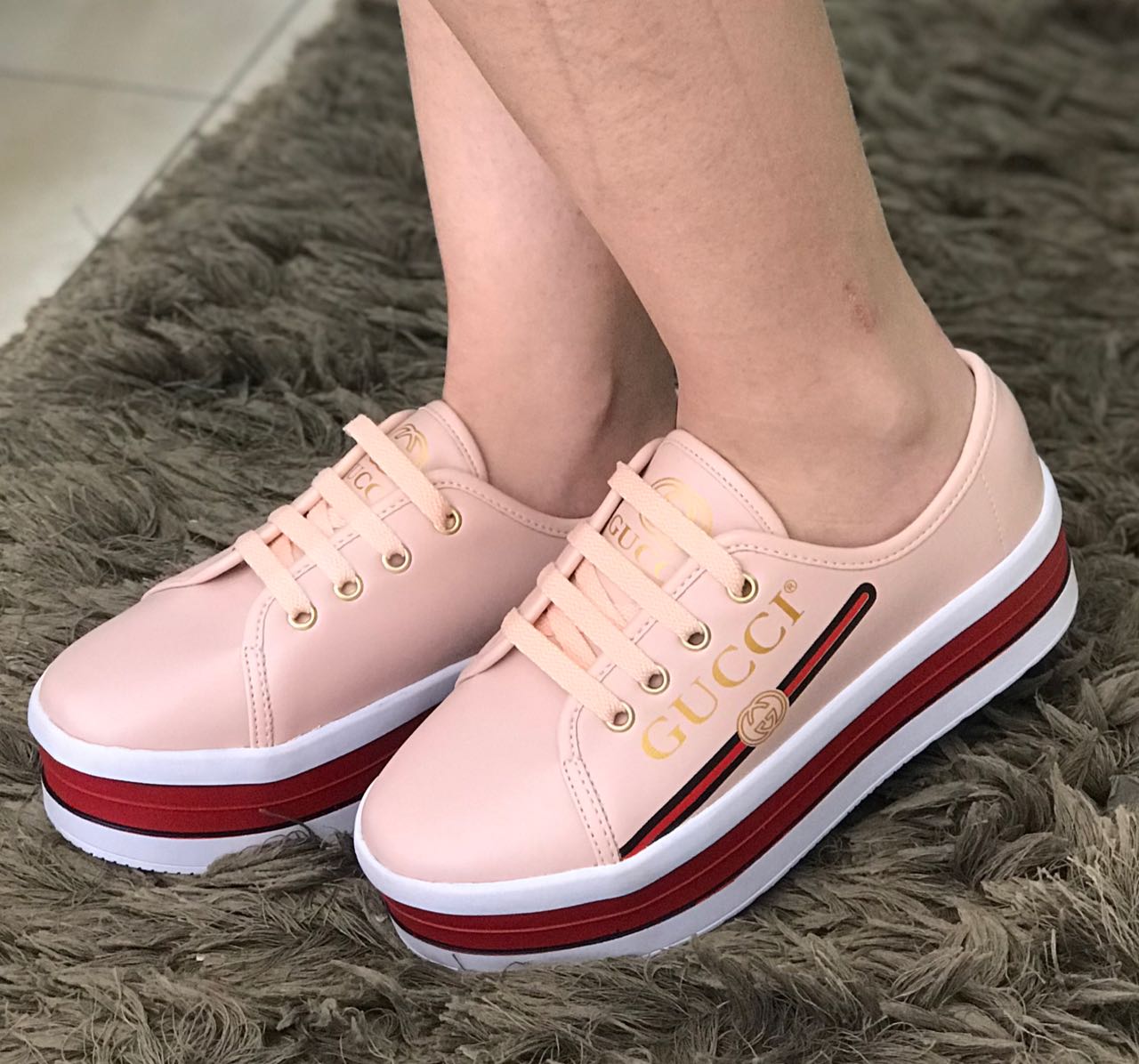 tenis alto gucci