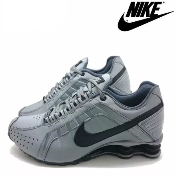 Tênis Nike Shox Júnior 4 Molas Masculino 2 2 568x568 - Tênis Nike Shox Júnior 4 Molas Masculino Cinza