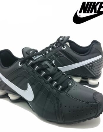 Tênis Nike Shox Júnior 4 Molas Masculino 2 348x445 - Tênis Nike Shox Júnior 4 Molas Masculino Preto