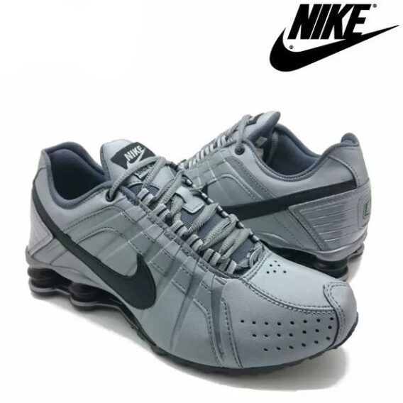 Tênis Nike Shox Júnior 4 Molas Masculino 3 2 568x568 - Tênis Nike Shox Júnior 4 Molas Masculino Cinza