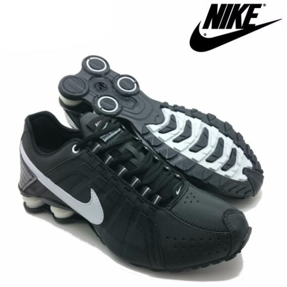 Tênis Nike Shox Júnior 4 Molas Masculino 568x568 - Tênis Nike Shox Júnior 4 Molas Masculino Preto