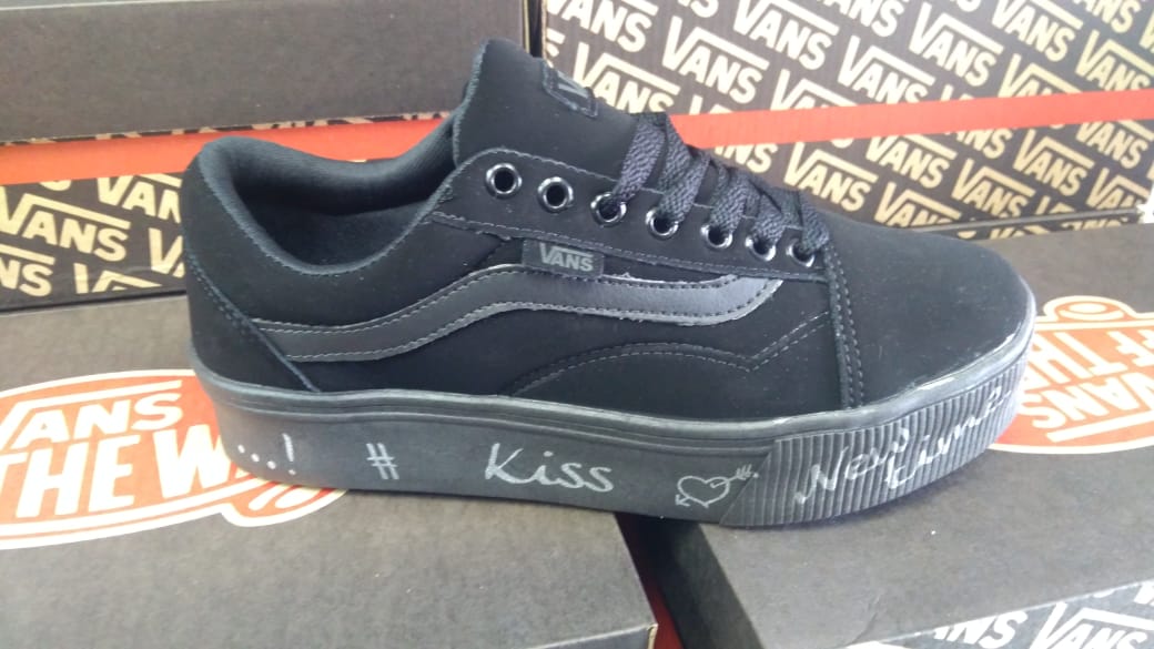 tenis vans preto alto