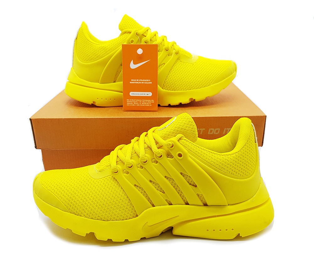 nike presto amarelo masculino