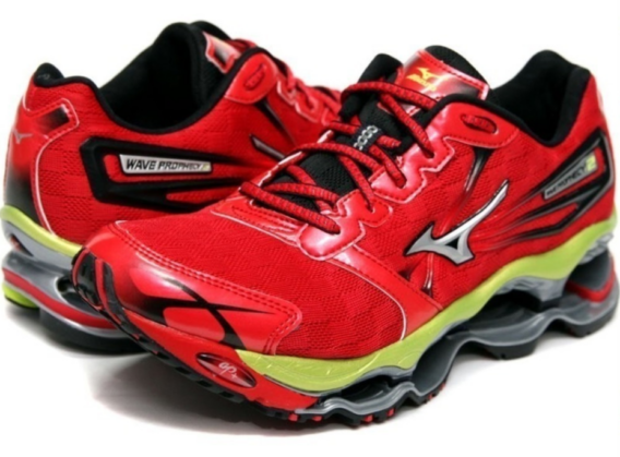 Tênis Mizuno Wave Prophecy 2 Vermelho Amarelo 2 568x419 - Tênis Mizuno Wave Prophecy 2 Vermelho Amarelo