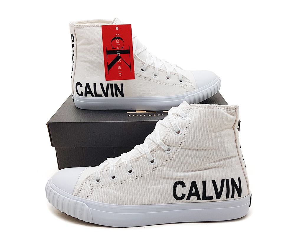 tenis calvin klein masculino cano alto