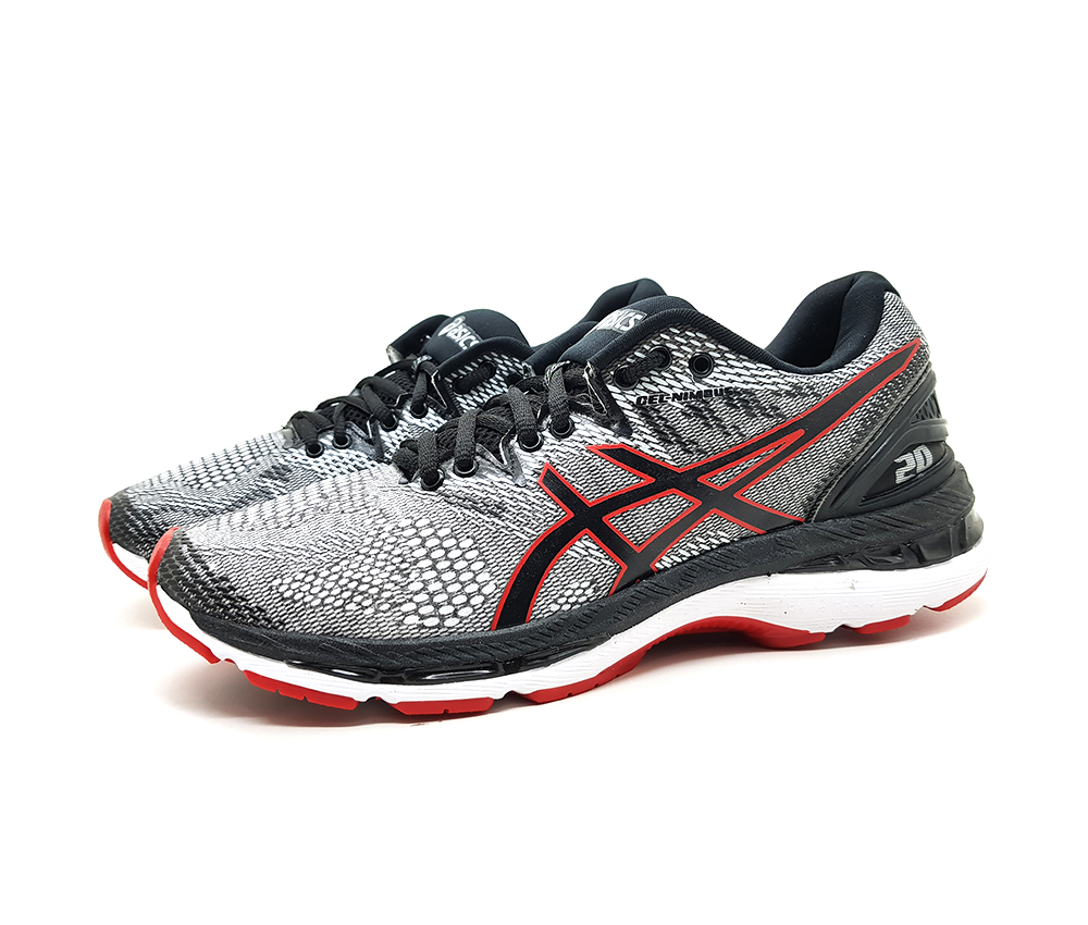 asics nimbus 20 vermelho