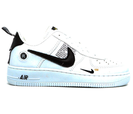 Tênis Nike Air Force 1 TM branco 568x487 - Tênis Nike Air Force 1 TM Masculino Feminino Branco