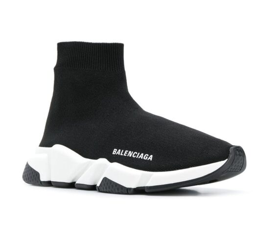 Balenciaga Speed Trainer on feet 568x492 - Balenciaga Speed Trainer on feet