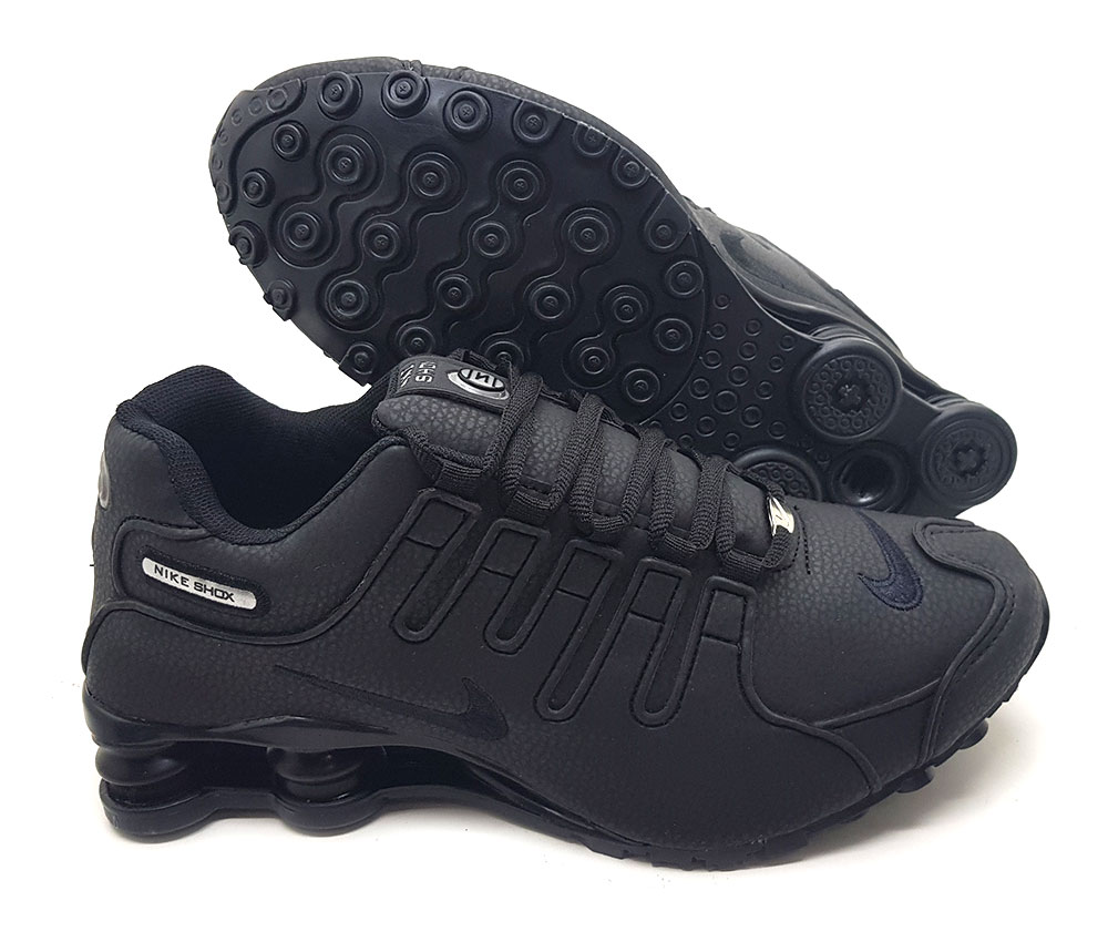 nike shox nz preto e cinza