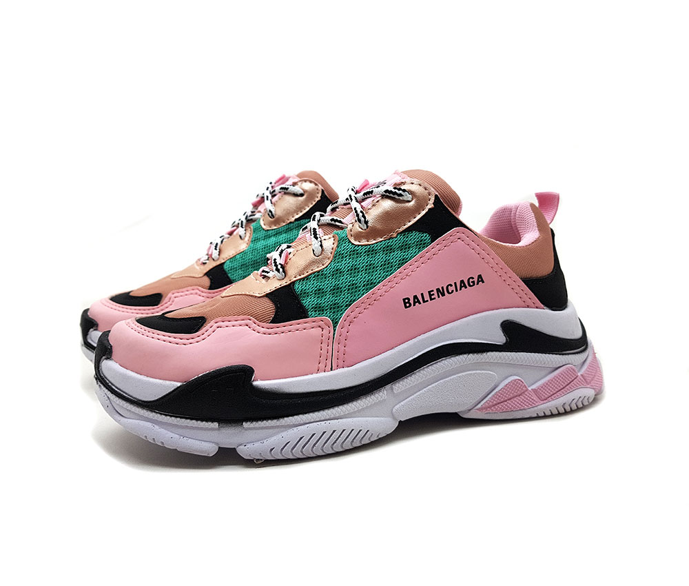 tenis balenciaga triple s rosa