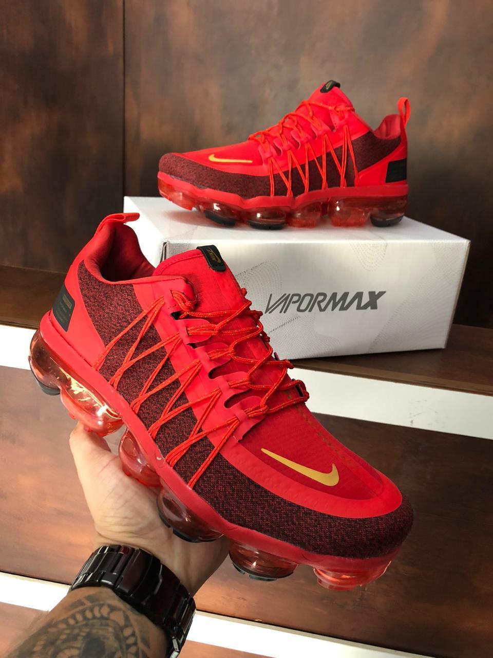 tenis nike vapormax vermelho