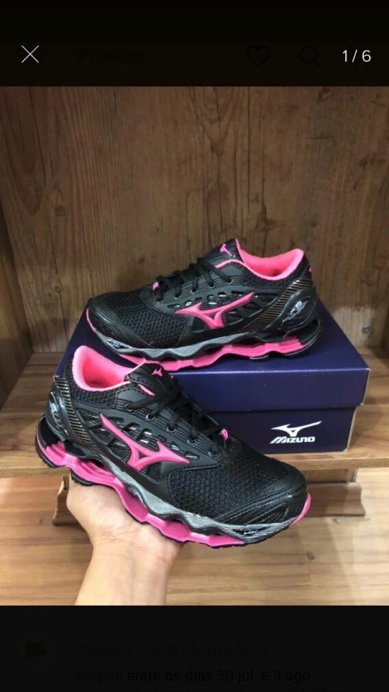 IMG 20200729 WA0009 568x1010 - Tênis Mizuno Wave Prophecy 9 Rosa