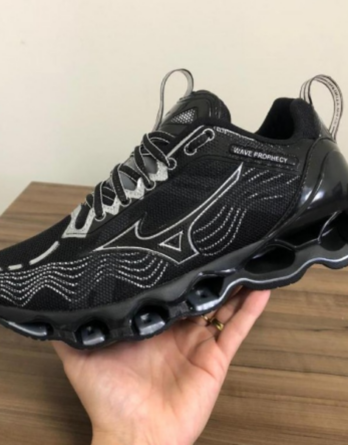 Tênis Mizuno Wave Prophecy X Preto Cinza 348x445 - TÊNIS MASCULINO