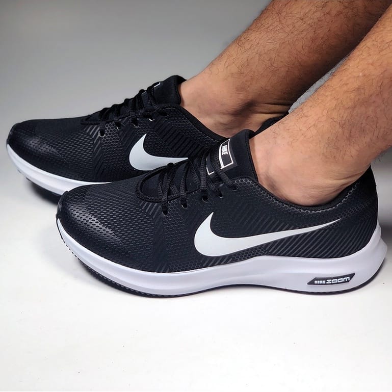 Tênis Nike Air Zoom Masculino Preto Branco - Tênis LeveShoes