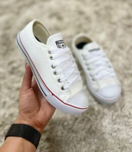 Tenis All Star infantil branco 261x300 - Tenis All Star infantil branco