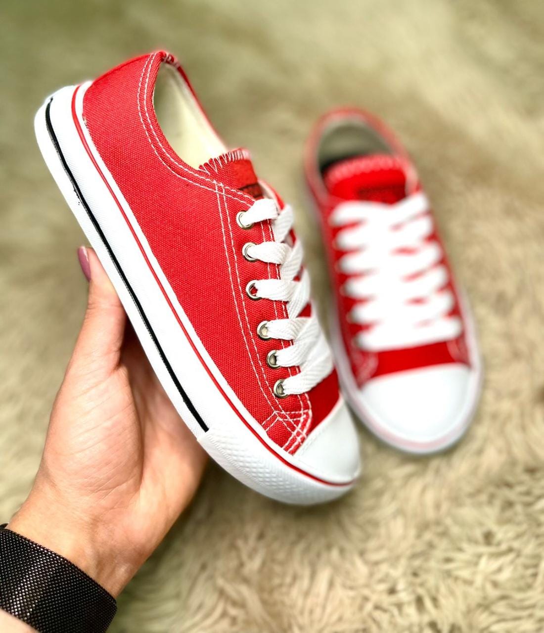 Tênis infantil All Star casual vermelho