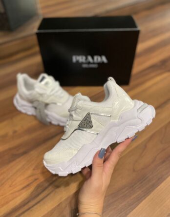 Tenis Prada Milano Chunky Sneaker Blogueira Branco 348x445 - TÊNIS