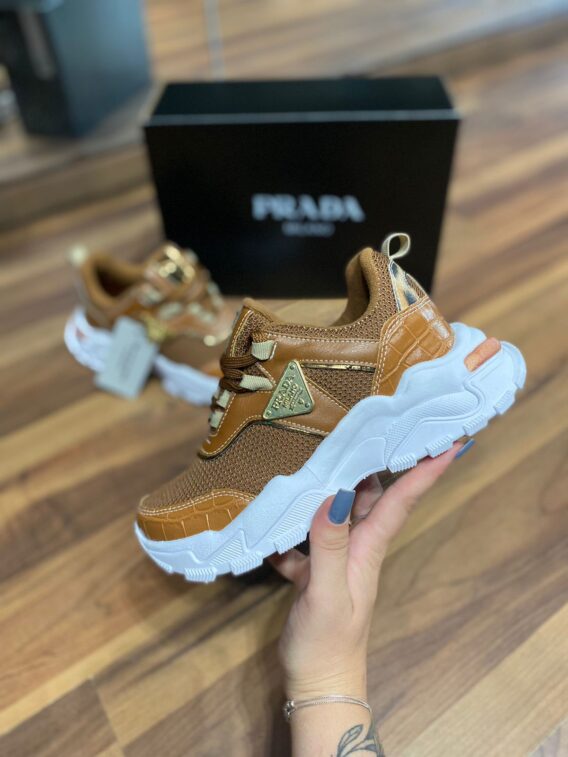 Tênis Prada Milano Chunky Sneaker Blogueira