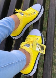 Tenis All Star Meia amarelo 216x300 - Tênis All Star Meia amarelo